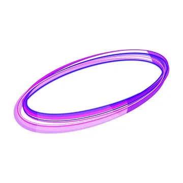 Energy aura vibrant ring emitting light Stock Illustration