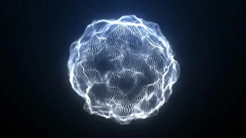 Energy ball background animation Stock Footage 298784541