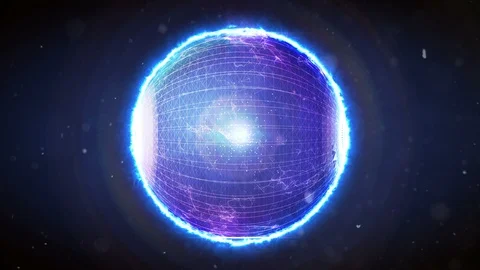 Energy Ball Stock Footage 123290731