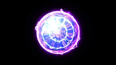Energy ball Stock Illustration