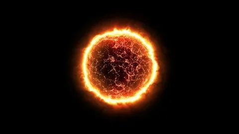 Energy Ball Motion Graphics Stock Footage 88363678