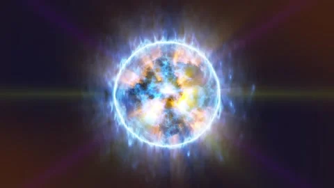 Energy Ball Visual Effect 03. Video stock 296094255