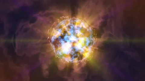 Energy Ball Visual Effect 05. Stock Footage 296090645