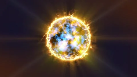 Energy Ball Visual Effect. Stock Footage 296090355