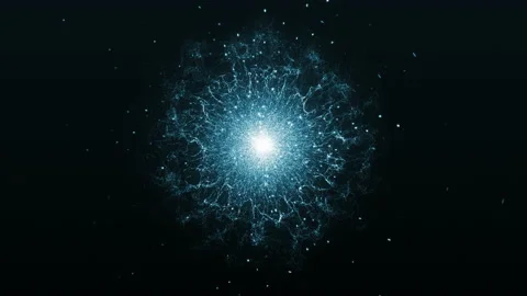 Energy Blue Wave Loop Stock Footage 162945769