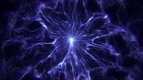 Energy burst background with wavy streams of snow particles spreading around Stock Footage 279671185