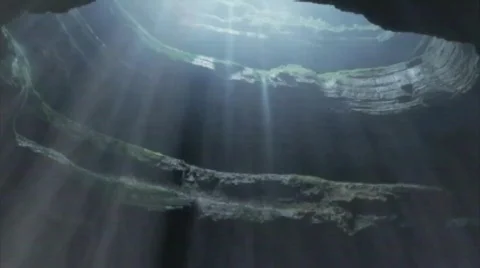 Energy from cave Stock Footage 671643