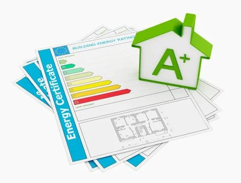 Energy certificate Stock Illustration