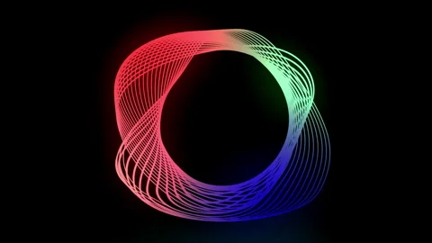 Energy circle loop on an animation background. Stock Footage 248615226