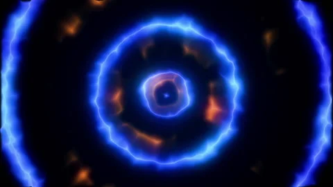 Energy circles. Background. Stock Footage 158874673