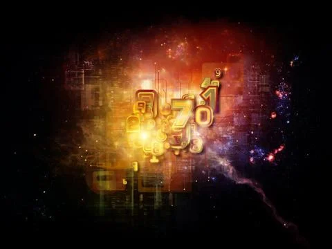 Energy of Cloud Technology 스톡 일러스트