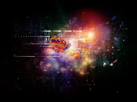 Energy of Cloud Technology Illustrazione stock