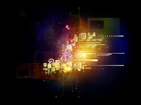 Energy of Cloud Technology Illustrazione stock