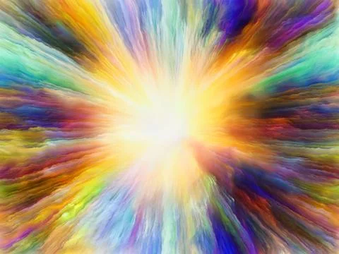 Energy of Colors Stock Illustration