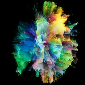 Energy of Colors Illustrazione stock