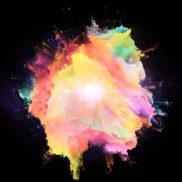 Energy of Colors Stock-Illustration