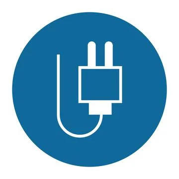 Energy connector plug Stock Illustration