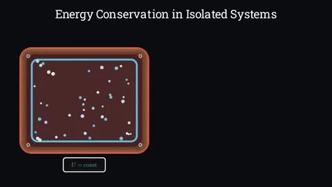 Energy Conservation in Isolated Systems Stock-Footage 336413158