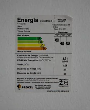 Energy consumption certification cell Stock Photos