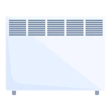 Energy convector icon cartoon vector. Room heater Illustrazione stock