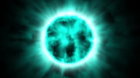 Energy core that emits light radiation Stock Footage 310008800