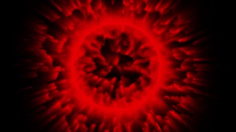 Energy core that emits light radiation Stock Footage 310046501
