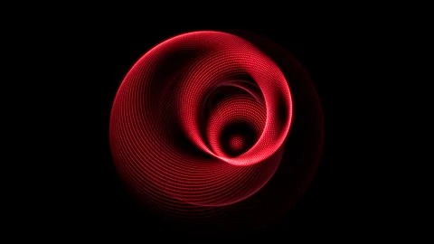 Energy Core Visualization with Warning Alert System Display Stock Footage 346008942