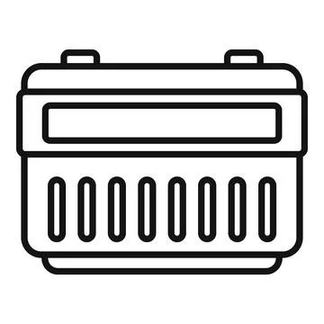 Energy counter icon outline vector. Smart consumption Stock Illustration