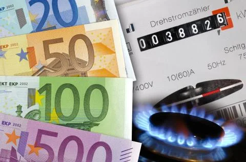 Energy counter Foto stock