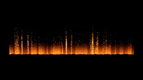 Energy crack effect on black background Stock Footage 318869281