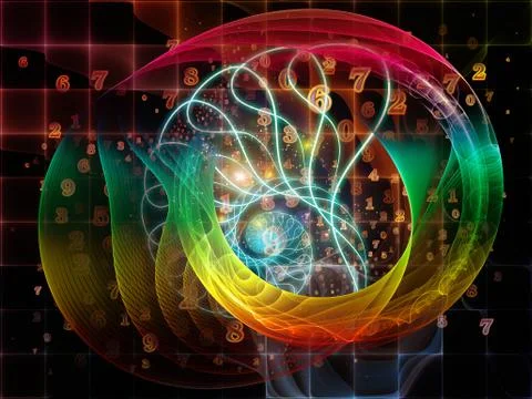 Energy of Curves Stock Illustration