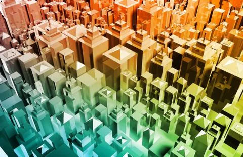 Energy data grid Stock Illustration
