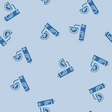 Energy density glyph vector seamless pattern Stock Illustration