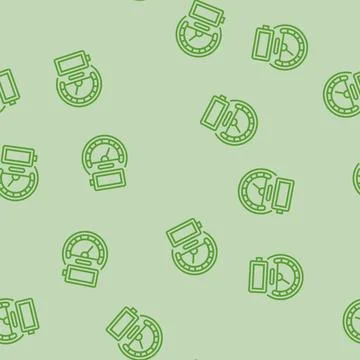 Energy density line seamless pattern Illustrazione stock
