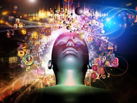 Energy of Digital Science Stock-Illustration