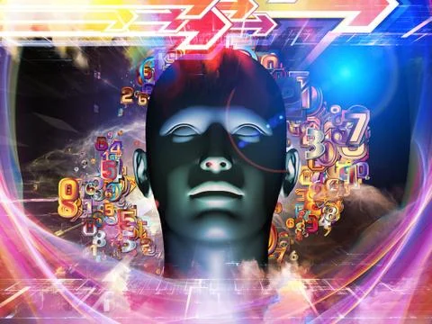 Energy of Digital Science Stock-Illustration