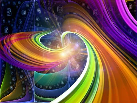 Energy of Digital World イラスト素材