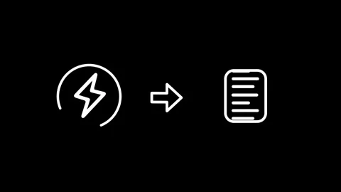 Energy to Documents Stock Footage 334237723