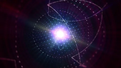 Energy Dots Background Video stock 72759833