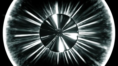 Energy effect of a powerful eye within a fantasy Stock-Footage 91757225