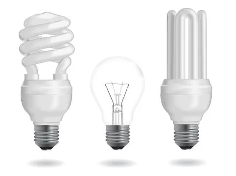 Energy efficiency bulb Stock Illustration