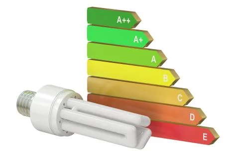 Energy efficiency chart concept Stock Illustration