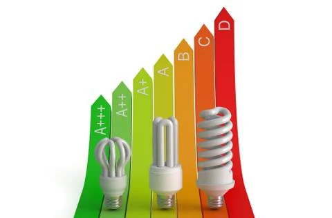 Energy efficiency concept Stockillustratie