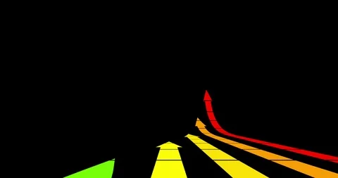 Energy efficiency graph 3D animation with alpha channel Stock Footage 121116492