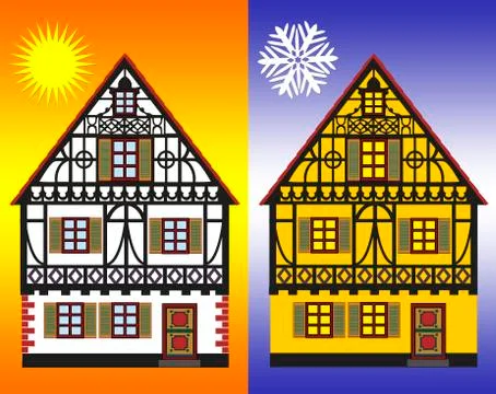 Energy Efficiency Measures Stock Illustration