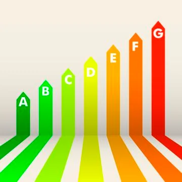 Energy efficiency rating Stock Illustration