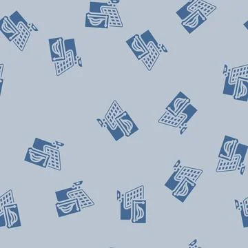 Energy efficiency solar panel glyph vector seamless pattern 스톡 일러스트