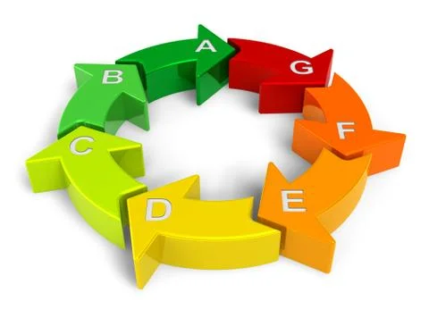 Energy efficiency/recycling concept Stock Illustration