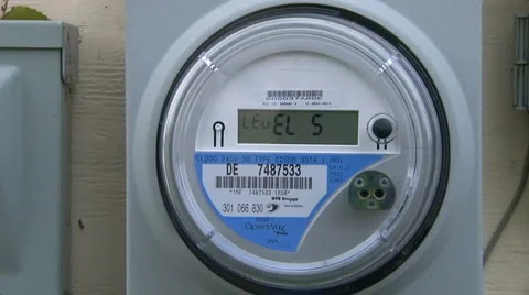 Energy efficient digital electric meter 動画素材 981246