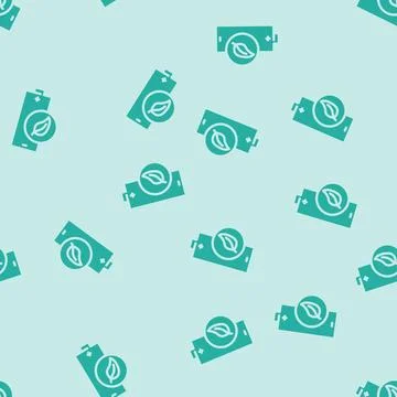 Energy efficient glyph vector seamless pattern イラスト素材